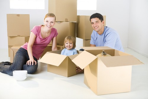 Professional house removalists in London handling a home move