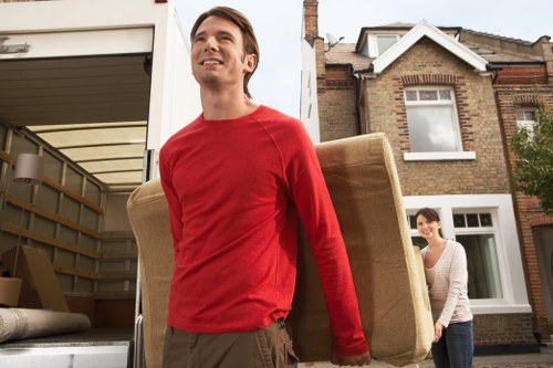 Student moving checklist with London city backdrop