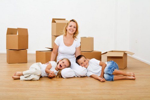 Professional moving help for furniture transport in London