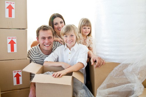 Household removals and furniture loading